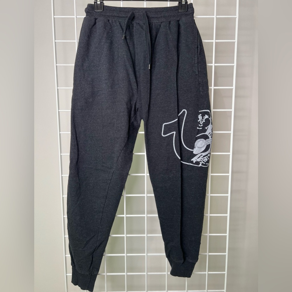 True Religion Black/charcoal Loungewear Joggers